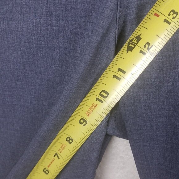 Volcom Gray Bermuda Casual Shorts Mens Size 36 flat front NWOT wickdry fabric - Picture 14 of 15